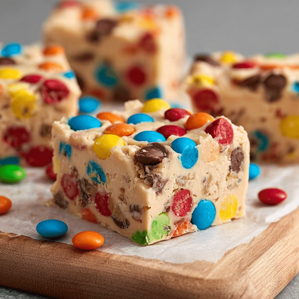 Monster Cookie Dough Fudge Recipe - Recipe Image