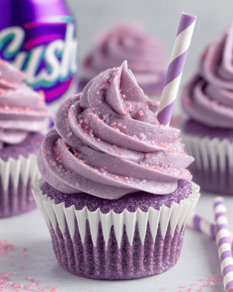 Grape Soda Cupcakes Recipe