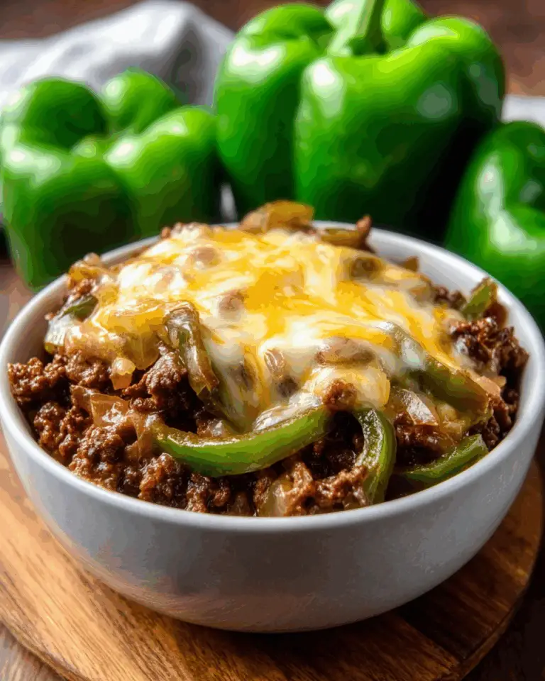 PHILLY CHEESESTEAK BOWLS – EASY LOW-CARB DINNER IDEA Recipe