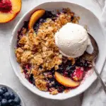 Blueberry Peach Crumble Recipe