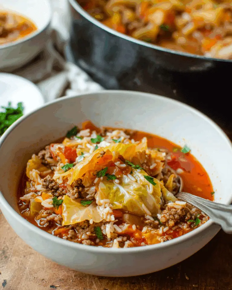 Cabbage Roll Soup Recipe