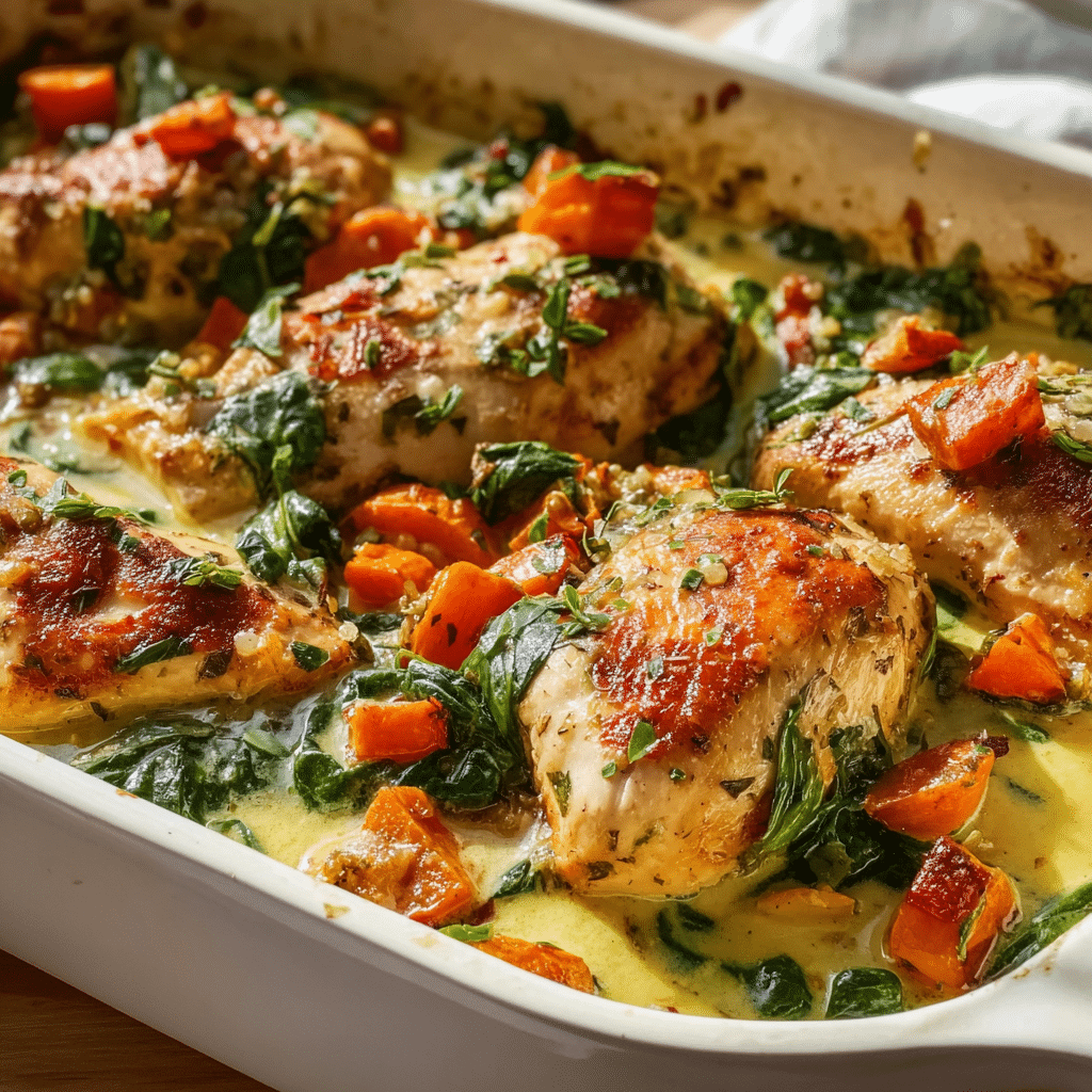 Easy Instant Pot Tuscan Chicken Recipe - Recipe Image