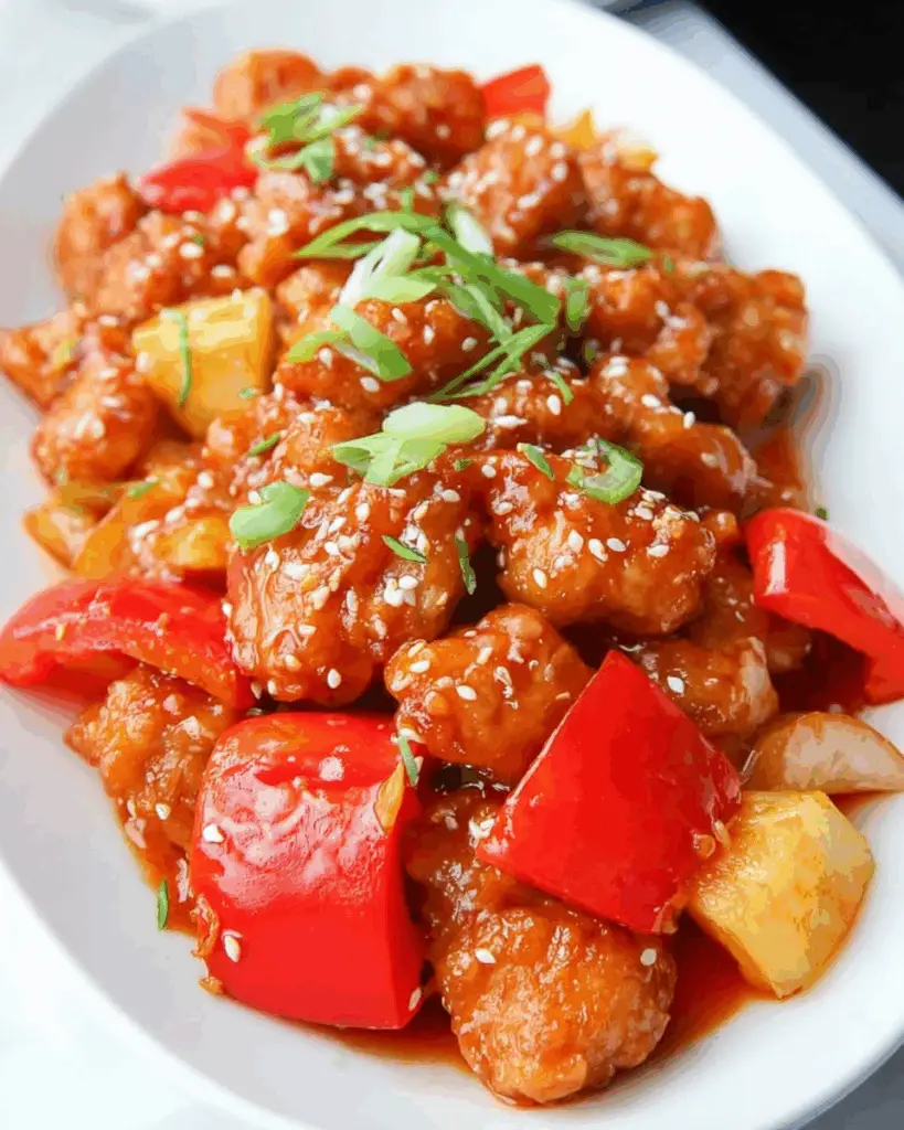 Crispy Sweet and Sour Chicken Recipe