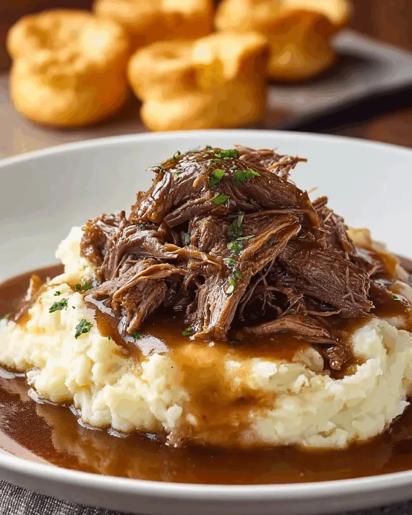 Slow Cooker Beef Manhattan: A Hearty Comfort Dish! Recipe