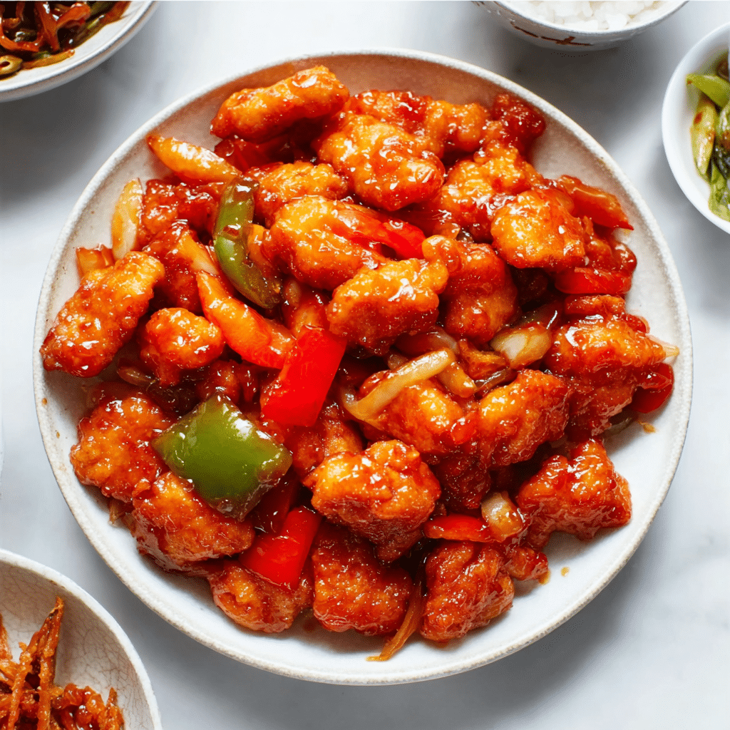 Crispy Sweet and Sour Chicken Recipe - Recipe Image