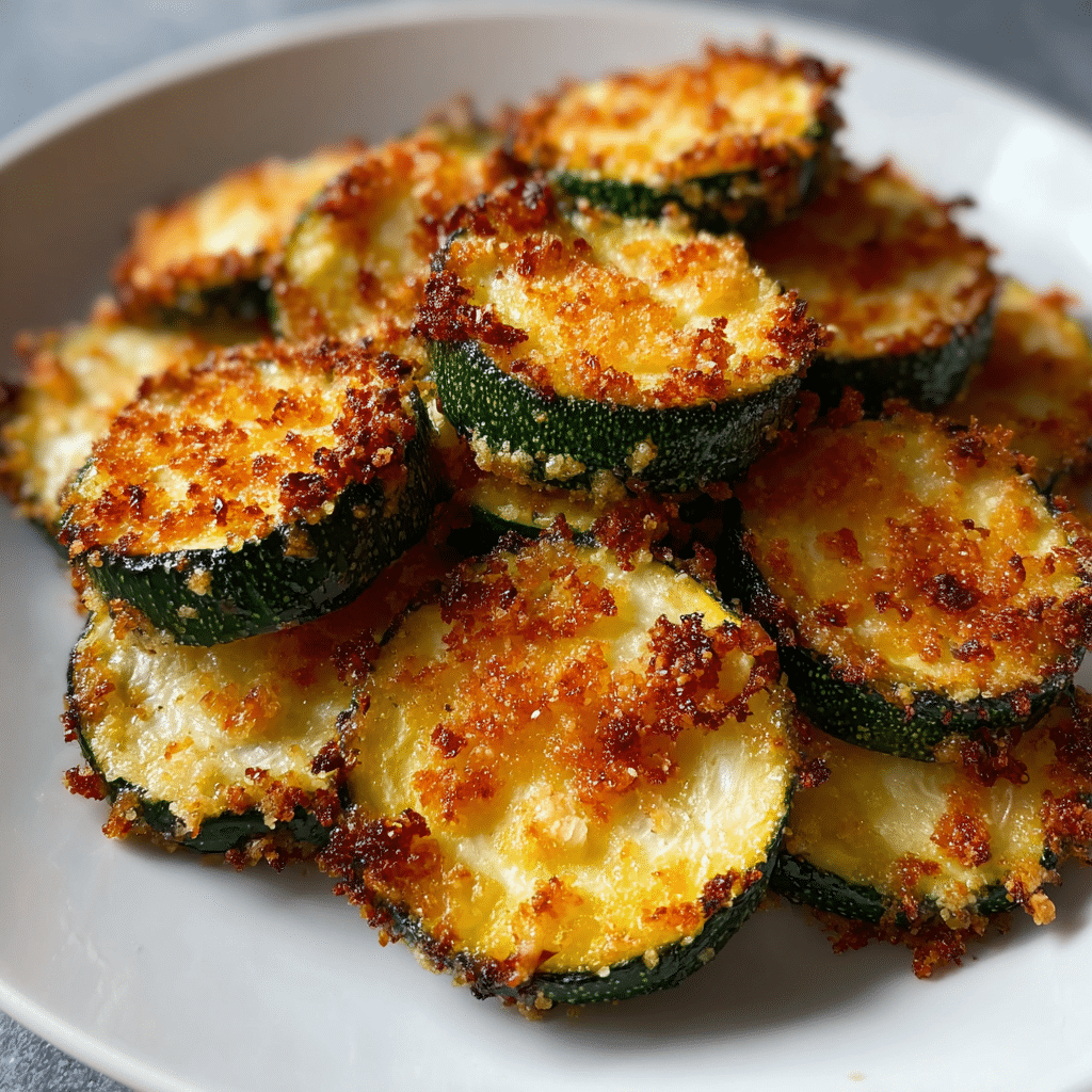 CRISPY PARMESAN ZUCCHINI ROUNDS RECIPE YOU’LL LOVE! Recipe - Recipe Image