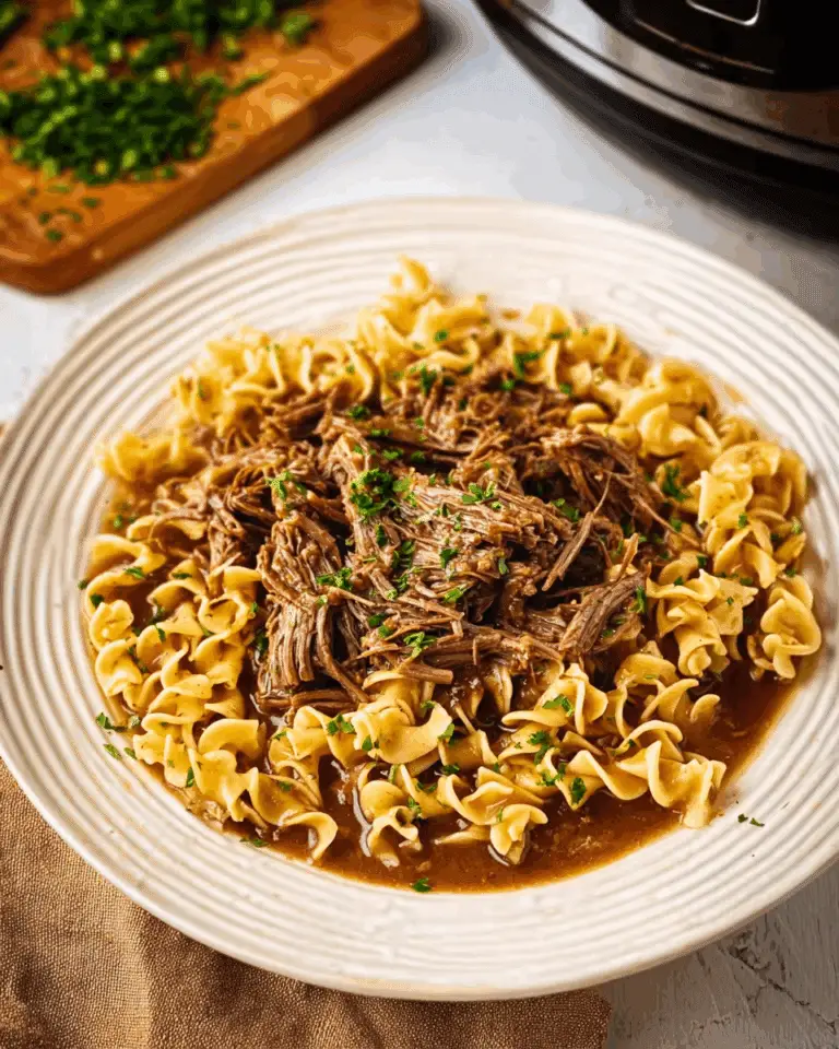Slow Cooker Beef and Noodles Recipe