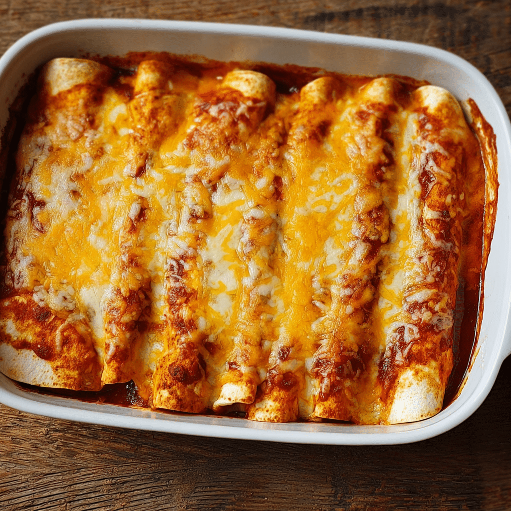5 Ingredient Beef Enchiladas Recipe - Recipe Image