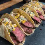 Grilled Elote Steak Tacos Recipe