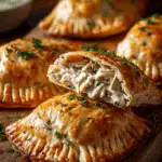 Chicken Alfredo Air Fryer Calzones Recipe
