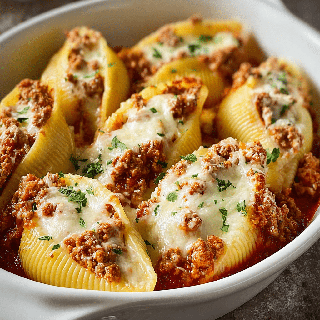 Beef Stuffed Shells Pasta: A Delicious and Easy Recipe - Recipe Image