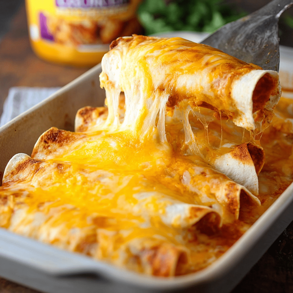 5 Ingredient Beef Enchiladas Recipe - Recipe Image
