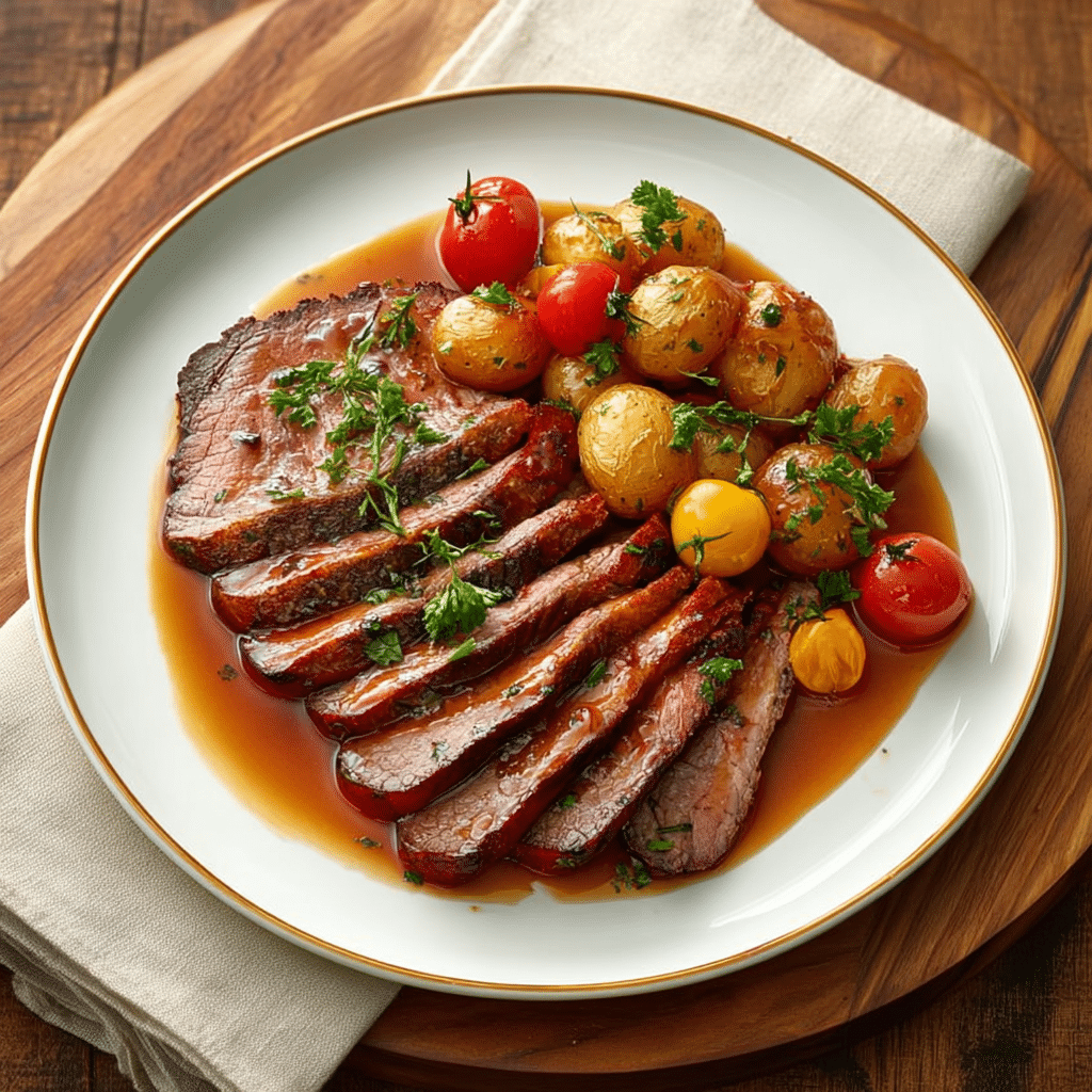 loin with Caramelized Onions and Horsera Recipe - Recipe Image