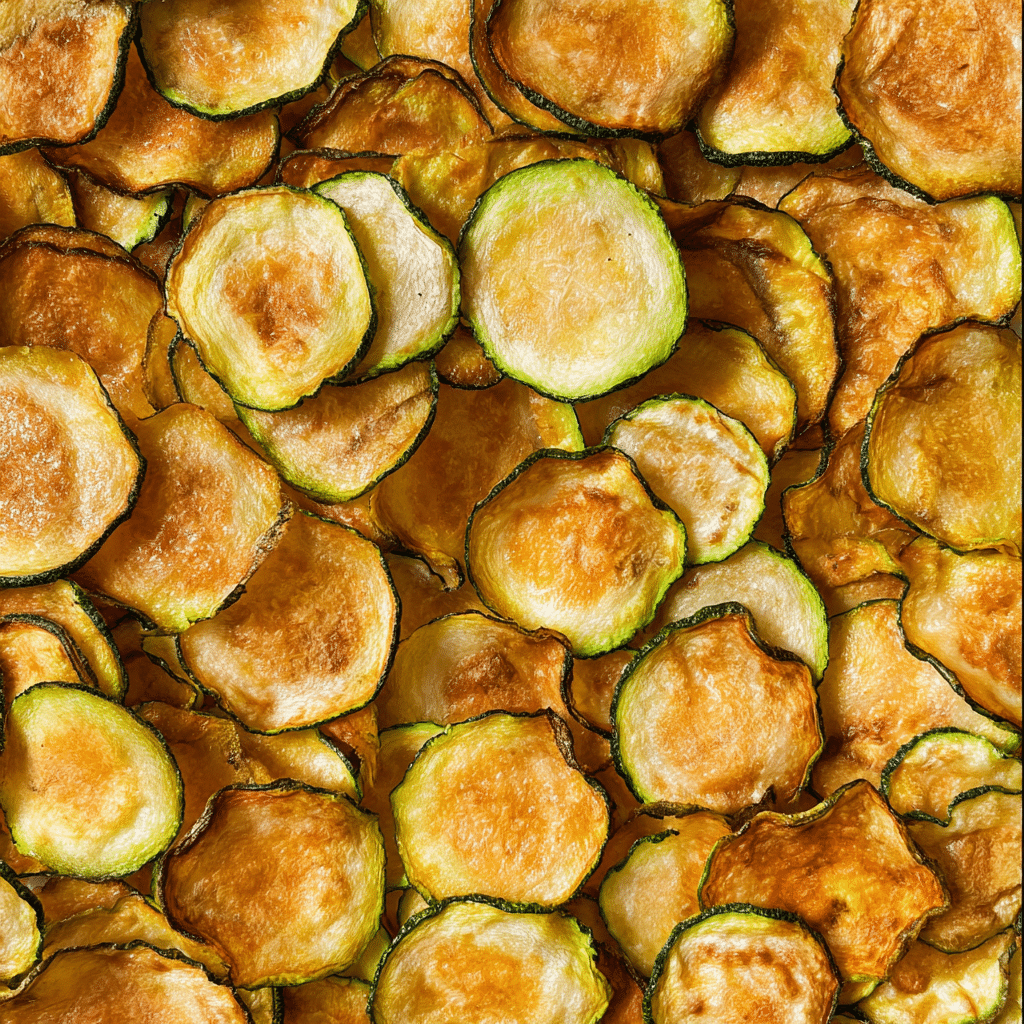 Crispy Zucchini Chips (Baked or Air Fryer) Recipe - Recipe Image