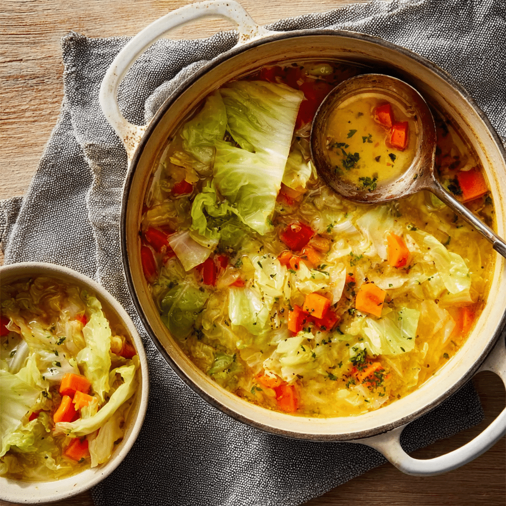 Cabbage Fat-burning Soup Recipe - Recipe Image