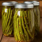 SPICY GARLIC CANNED PICKLED BEANS Recipe