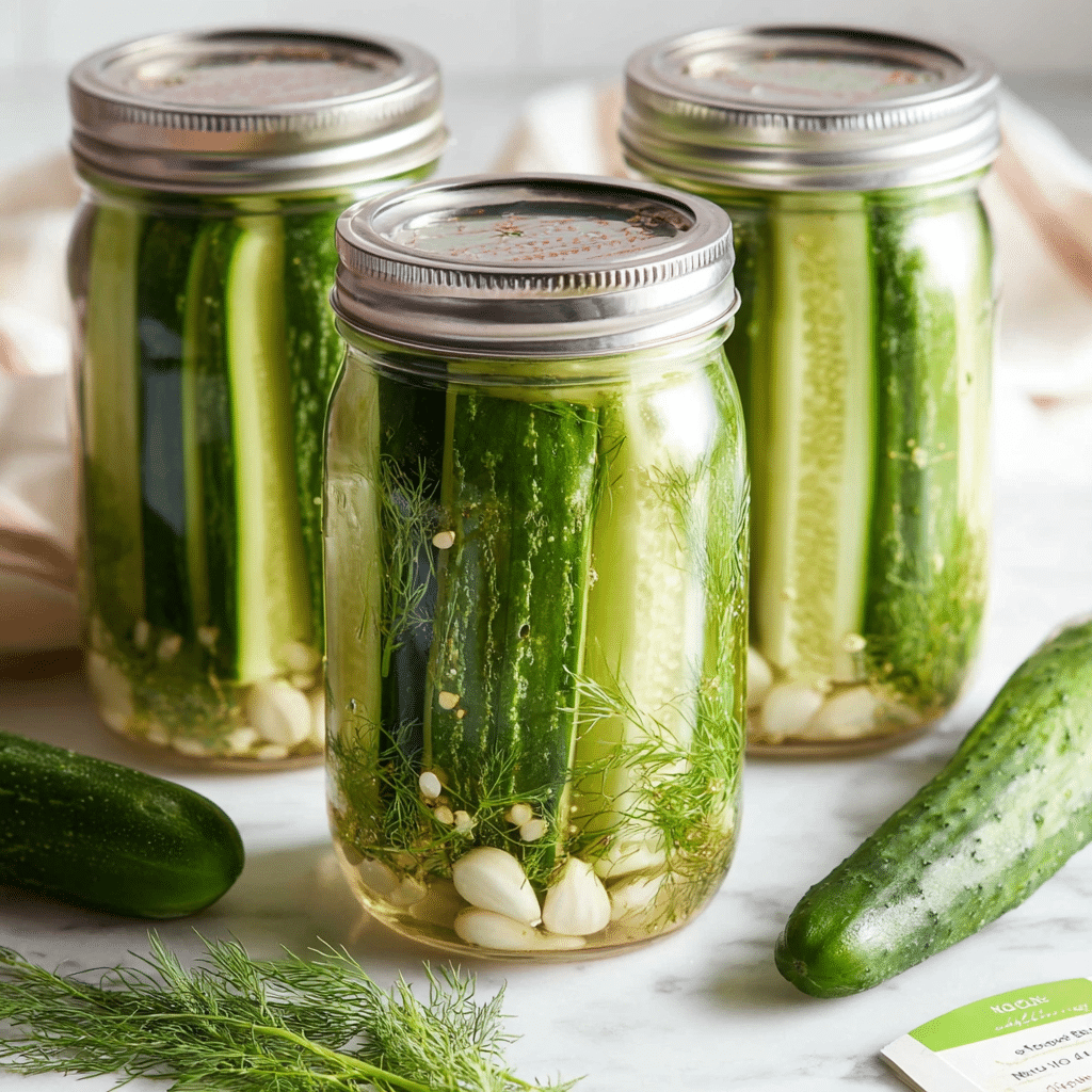 Refrigerated Dill Pickles Recipe - Recipe Image