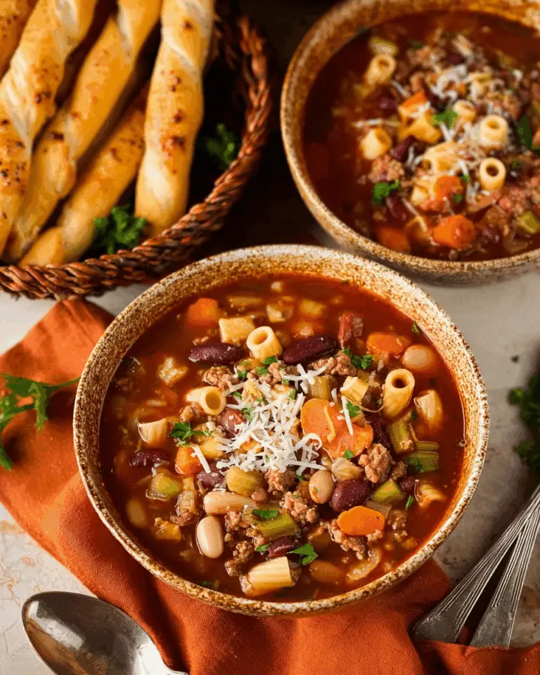 Slow Cooker Pasta e Fagioli Recipe