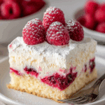 Raspberry Zinger Poke Cake Recipe