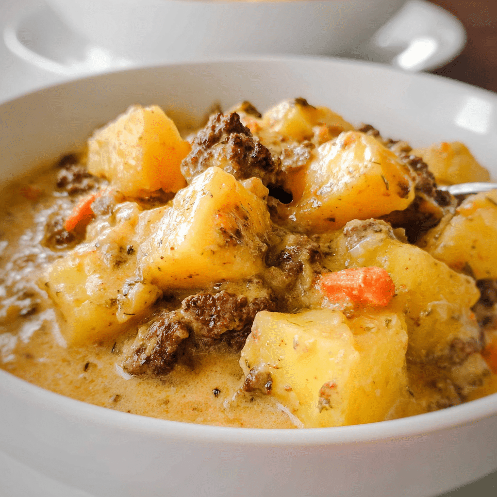 Recipe for Cheeseburger Soup Recipe - Recipe Image