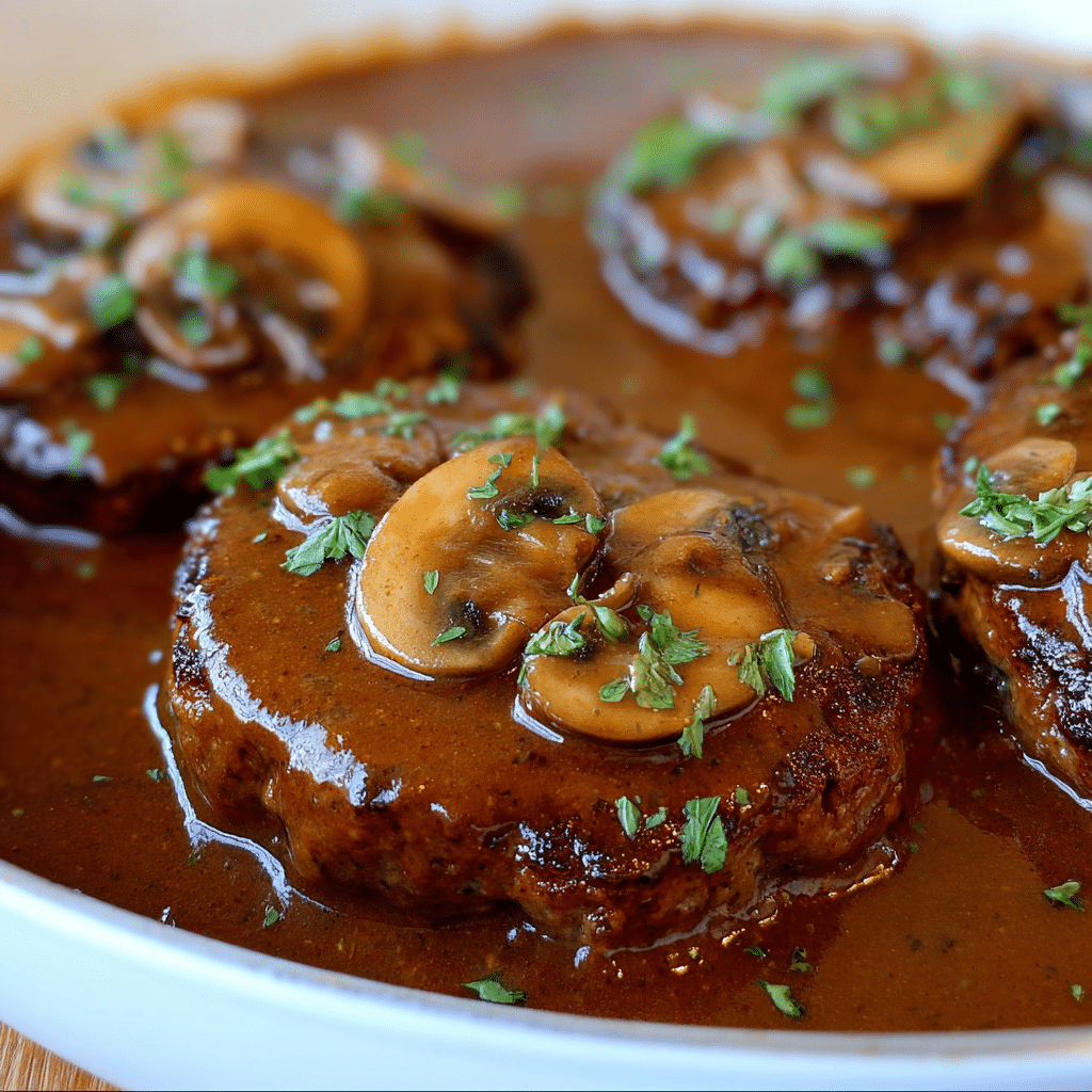 Quick and Easy Salisbury Steak Recipe - Recipe Image