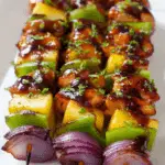 Hawaiian Chicken Pineapple Skewers Recipe
