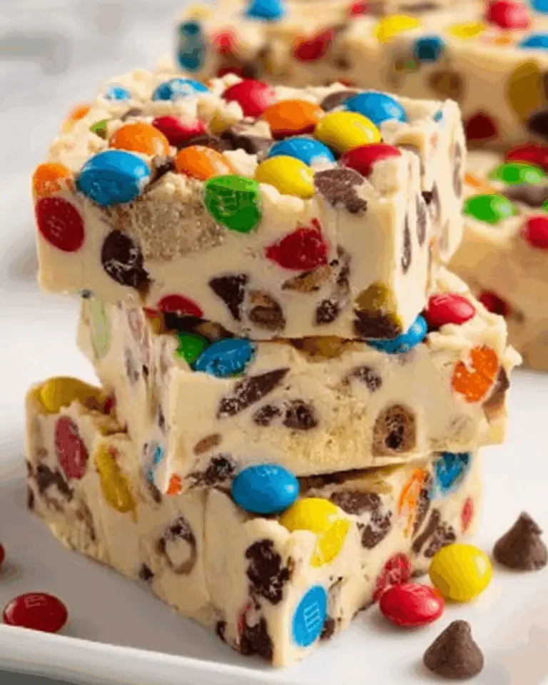 Monster Cookie Dough Fudge Recipe