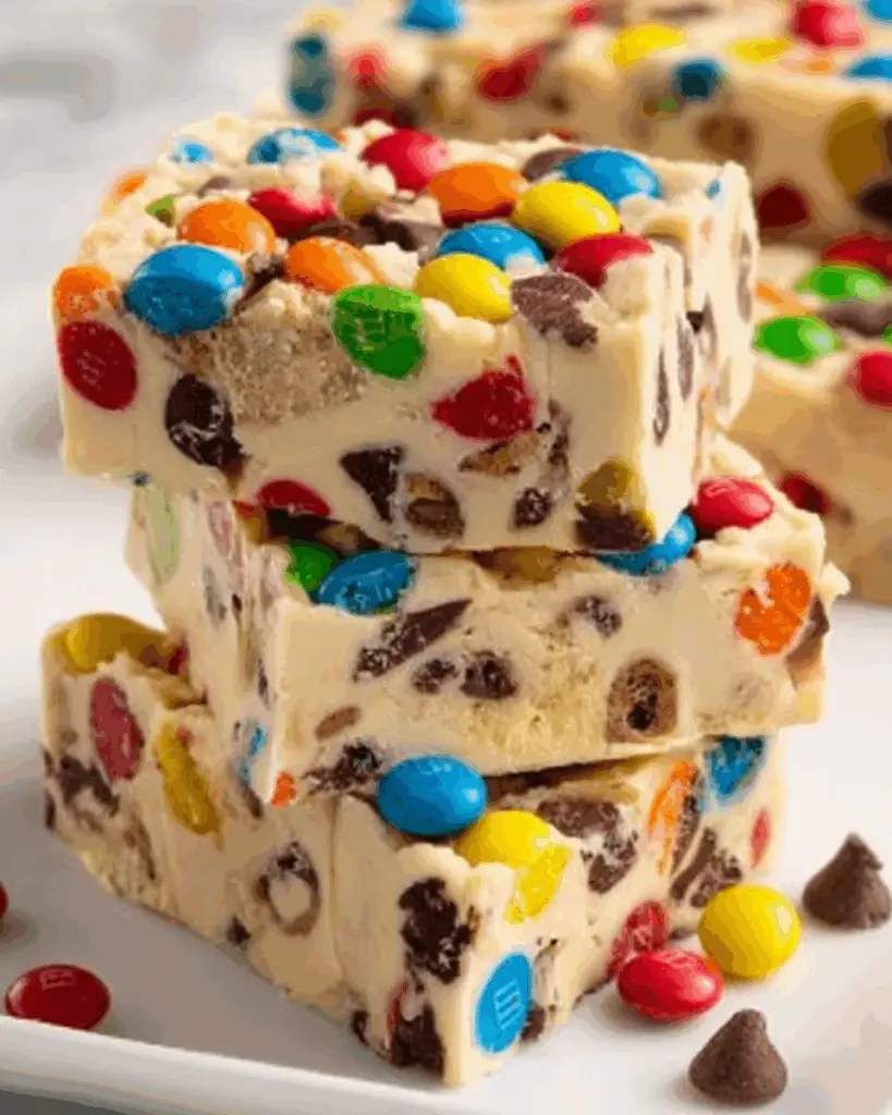 Monster Cookie Dough Fudge Recipe