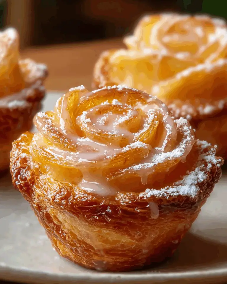 Peach Pie Cruffins Recipe