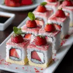 How to Make Strawberry Shortcake Sushi – A Fun Dessert Roll Recipe