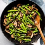 Sautéed Asparagus and Mushrooms Recipe
