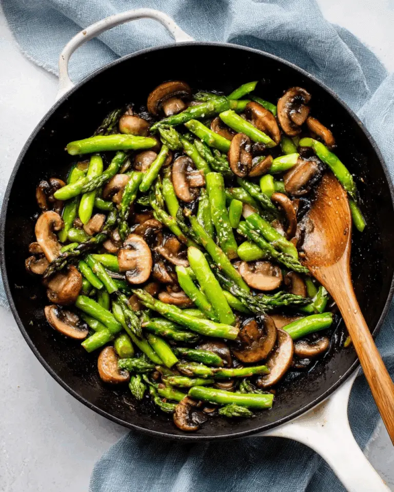 Sautéed Asparagus and Mushrooms Recipe