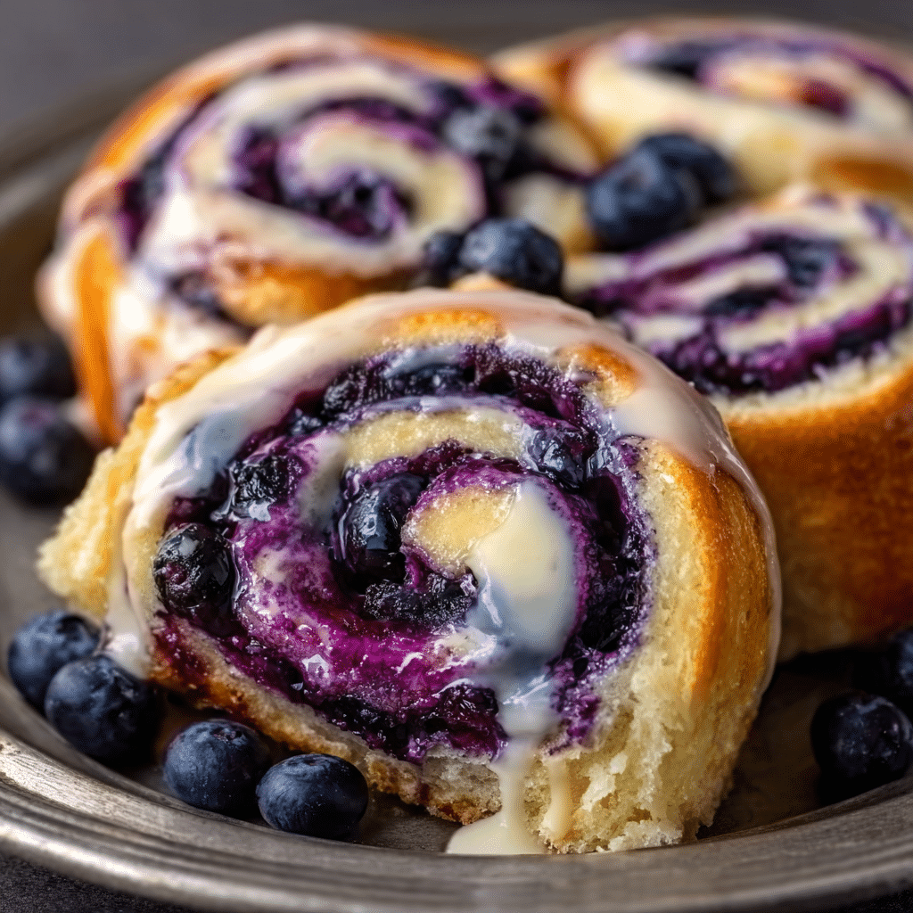 Blueberry Cheesecake Rolls Recipe - Recipe Image