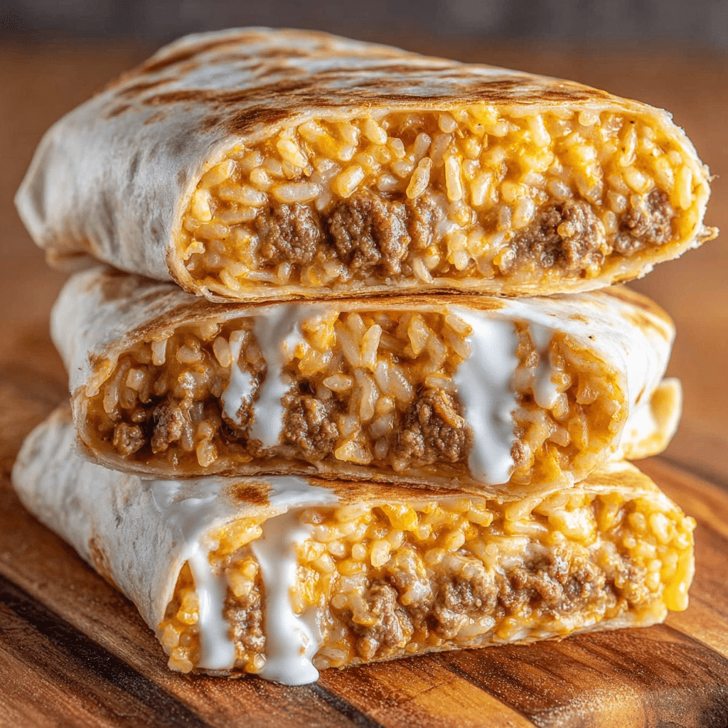 Taco Bell Quesarito Cheesy Recipe - Recipe Image