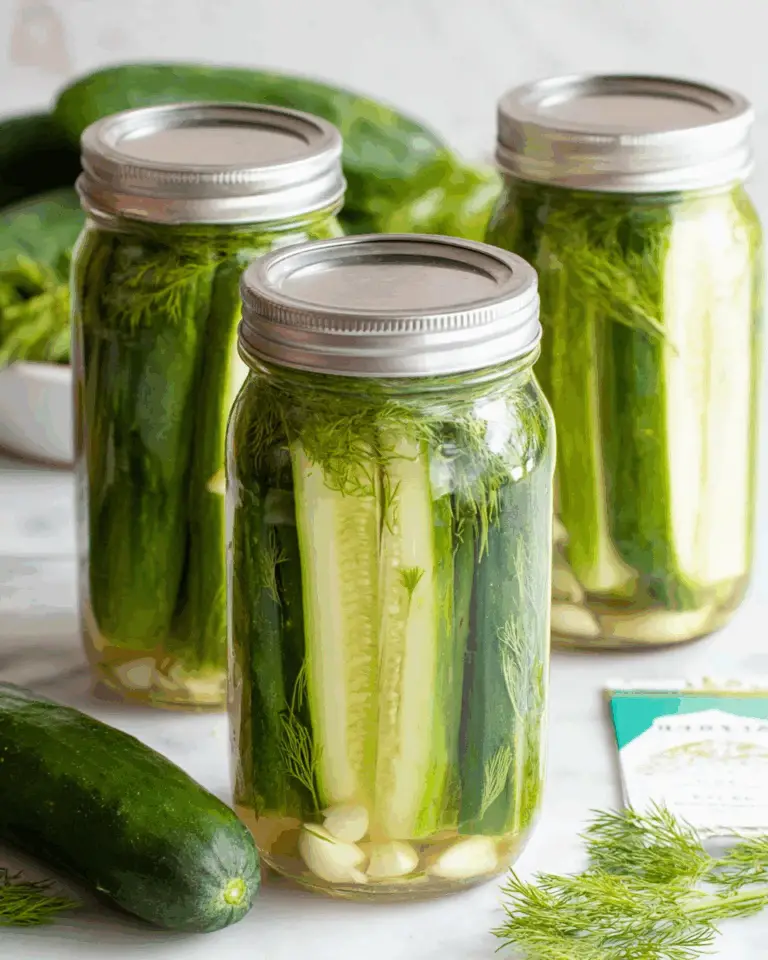Refrigerated Dill Pickles Recipe