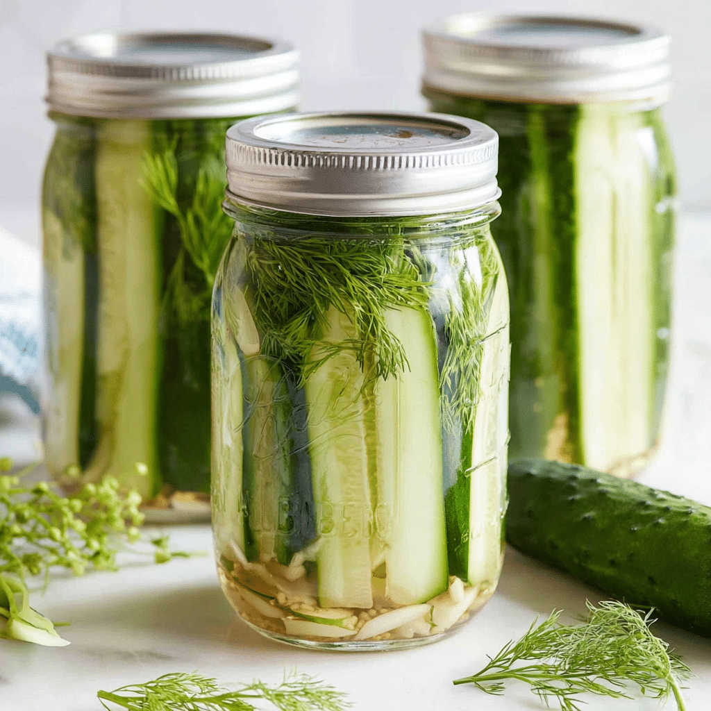 Refrigerated Dill Pickles Recipe - Recipe Image