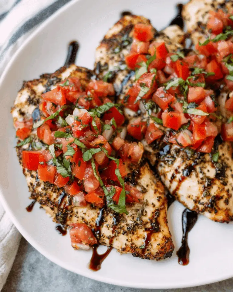 30-Minute Bruschetta Chicken (Grilled or Baked) Recipe