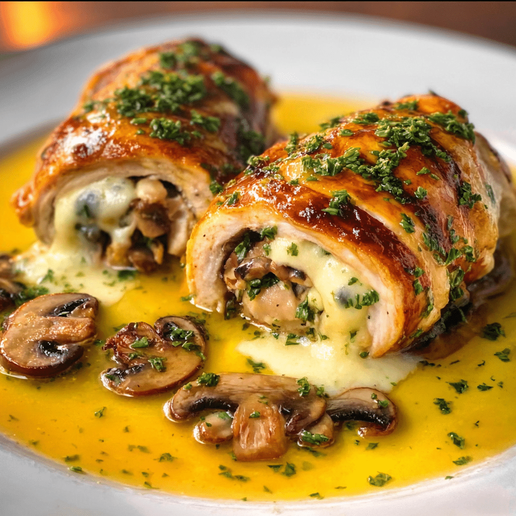 Stuffed Chicken that’s sure to impress! Recipe - Recipe Image