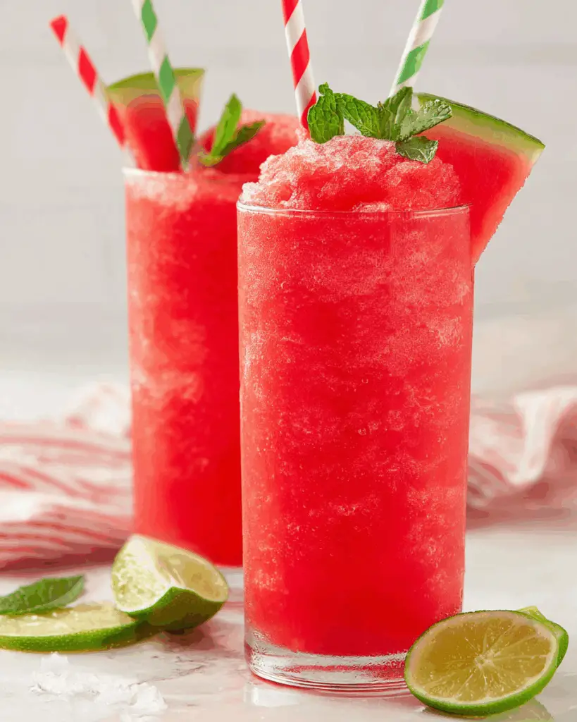 Watermelon Slushie Recipe