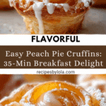Peach Pie Cruffins Recipe