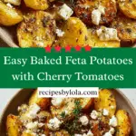 Healthy Baked Feta Potatoes : Easy Potatoes Recipe