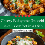 Cheesy Bolognese Gnocchi Bake Recipe