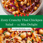 Crunchy Thai Chickpea Salad Recipe