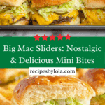 Big Mac Sliders Recipe