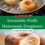 Whip up these fluffy, homemade doughnuts with a simple glaze. Perfect for a weekend treat! #FluffyDoughnuts #HomemadeDesserts
