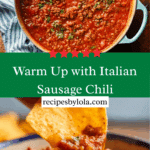 Italian Chili with Sausage (Easy One Pot Recipe) Recipe