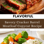 Cracker Barrel Meatloaf Recipe Copycat + Video Recipe