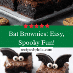 Bat Brownies Recipe