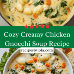 Cozy Creamy Chicken Gnocchi Soup Recipe