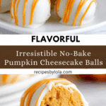 Pumpkin Cheesecake Balls Recipe